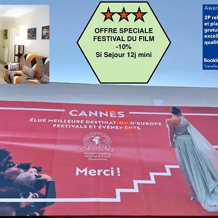 Apartment Cinema Festival Apartment: Netflix, Iptv & Free Parking Cannes